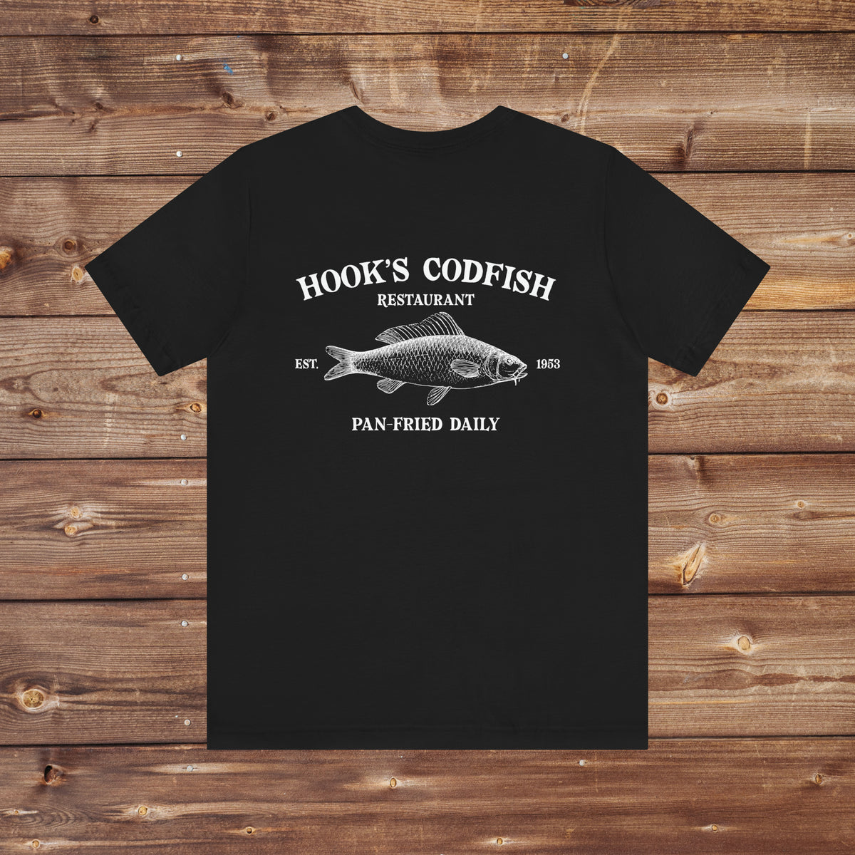 Hooks Codfish Restaurant Bella Canvas T-Shirt