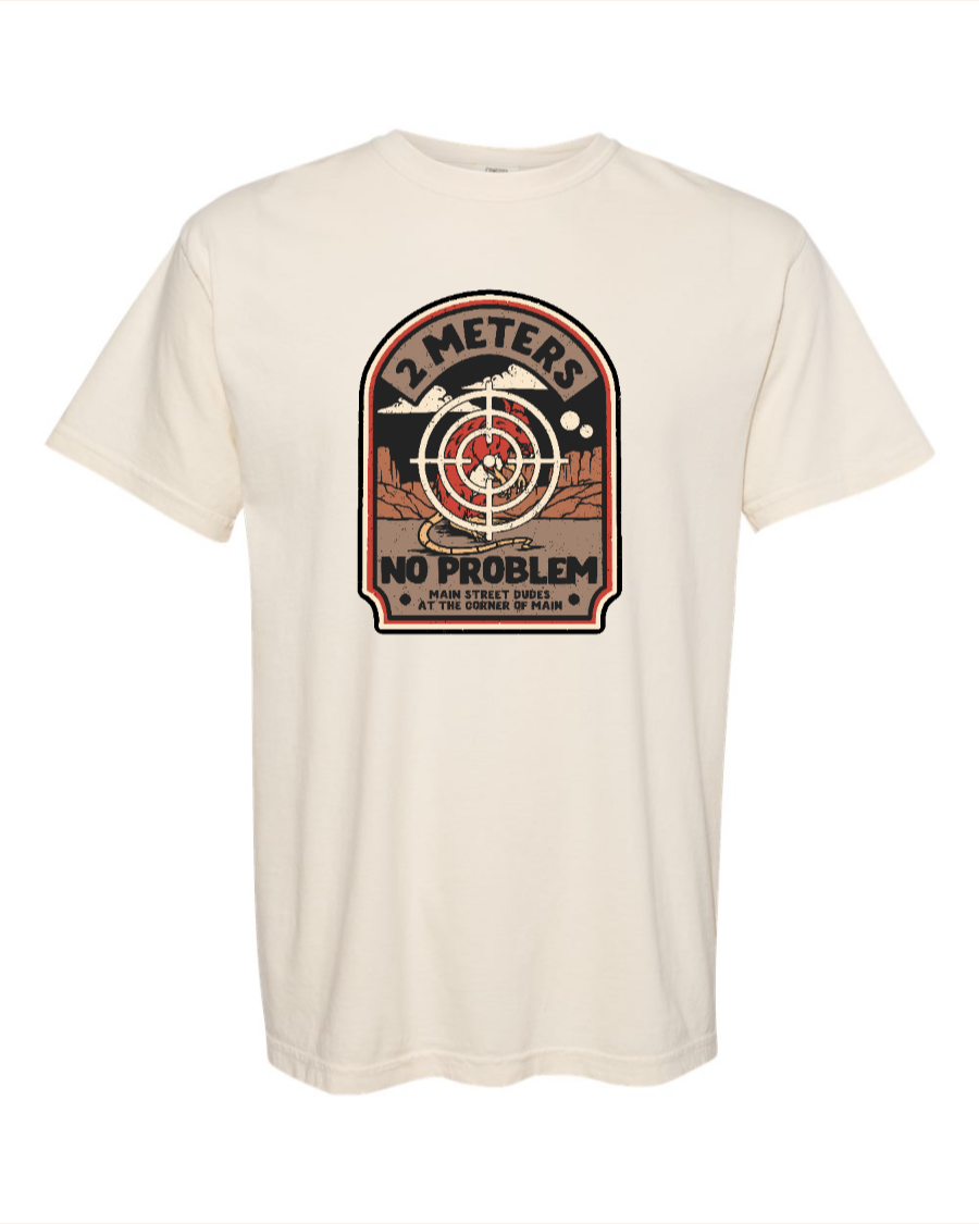 2 Meters - No Problem 100% Cotton T-Shirt