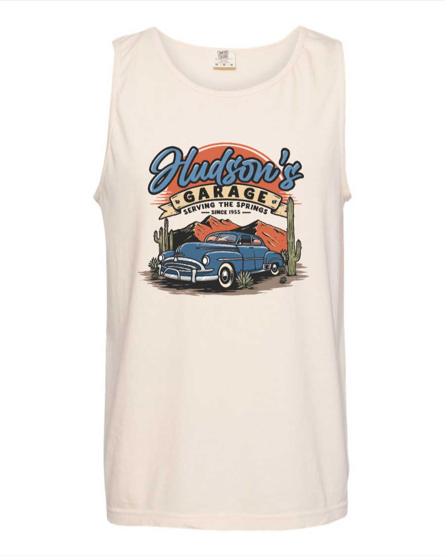 Hudson's Garage Tank Top
