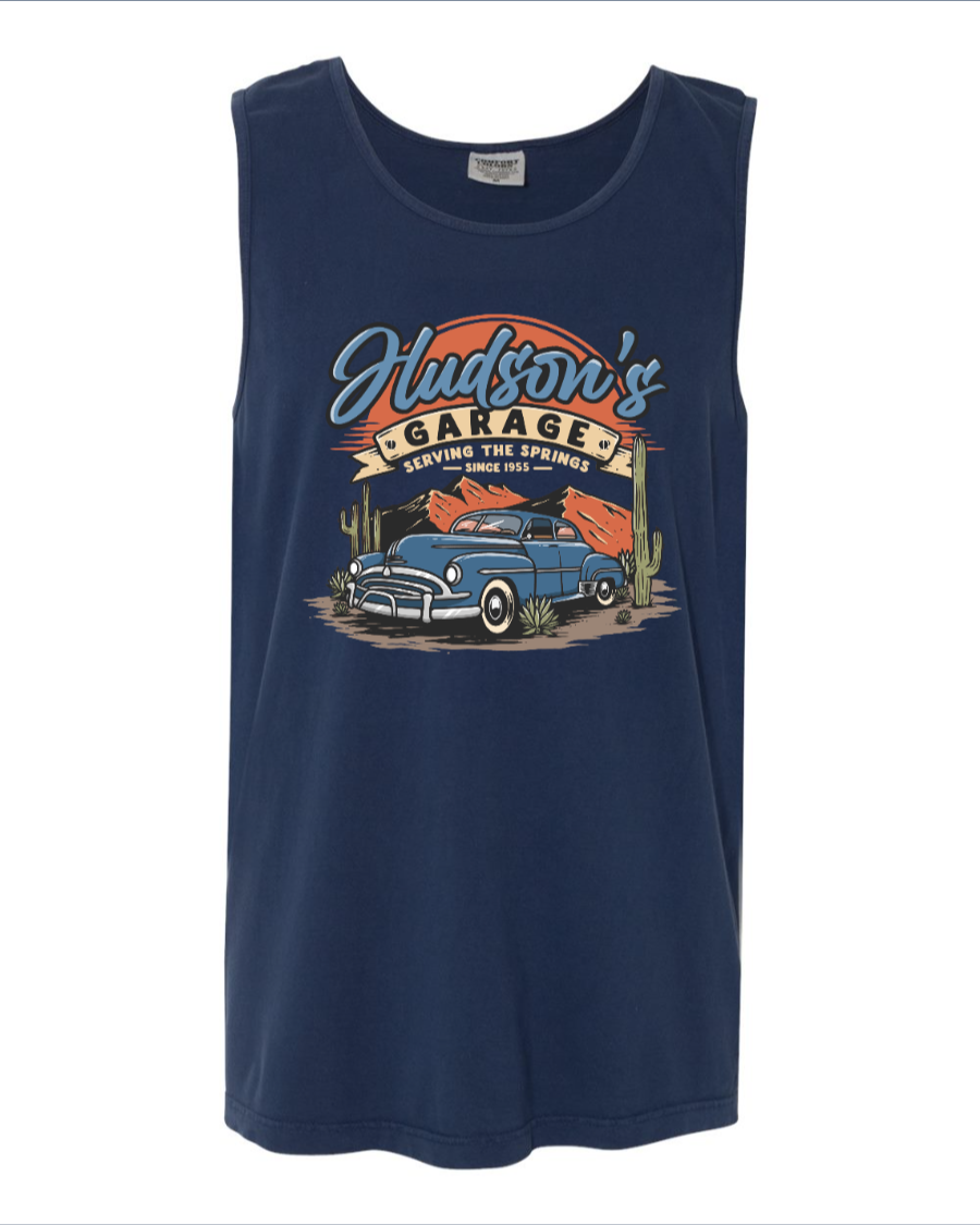 Hudson's Garage Tank Top