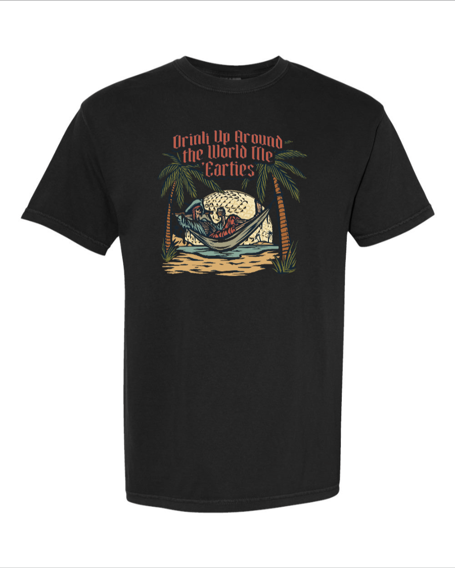 Drink Up Around the World Me 'Earties - 100% Cotton