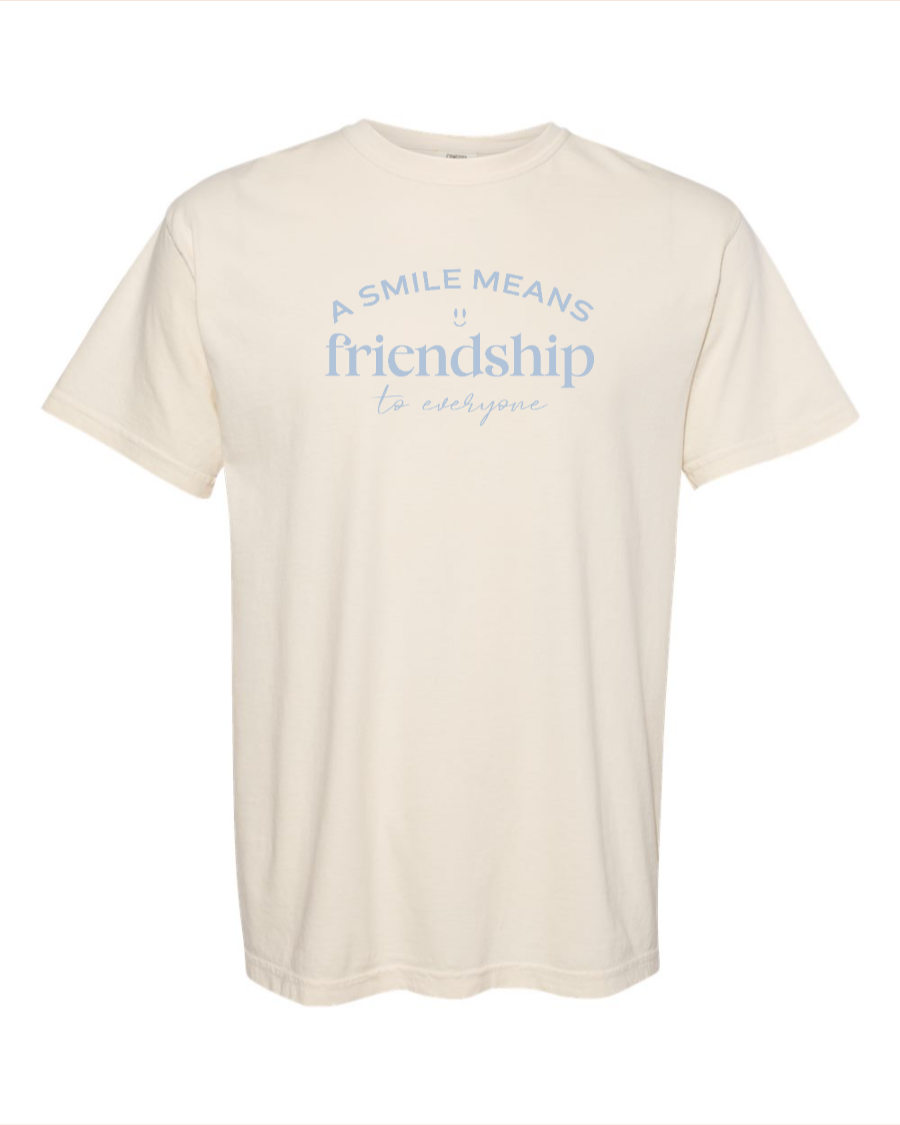 Smile Means Friendship - Small World 100% Cotton Shirt