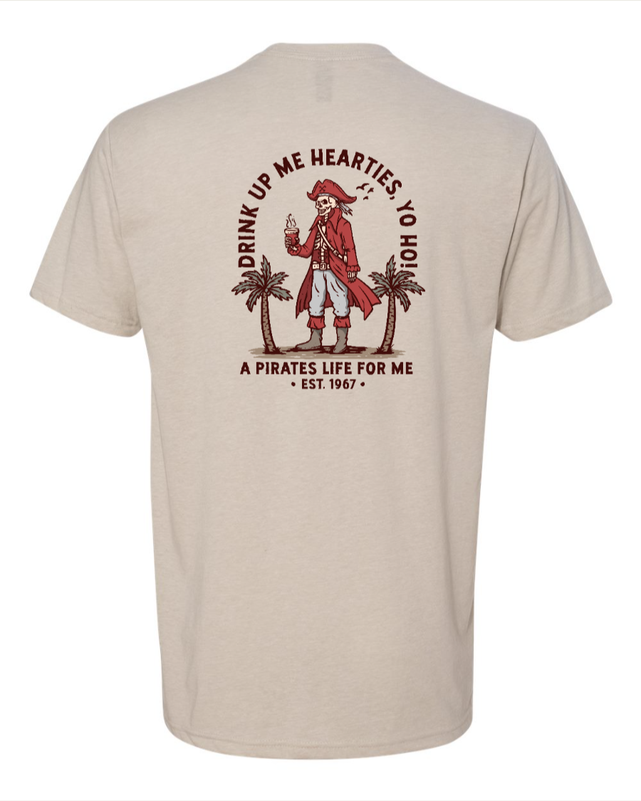 A Pirates Coffee Life for Me - Next Level T-Shirt