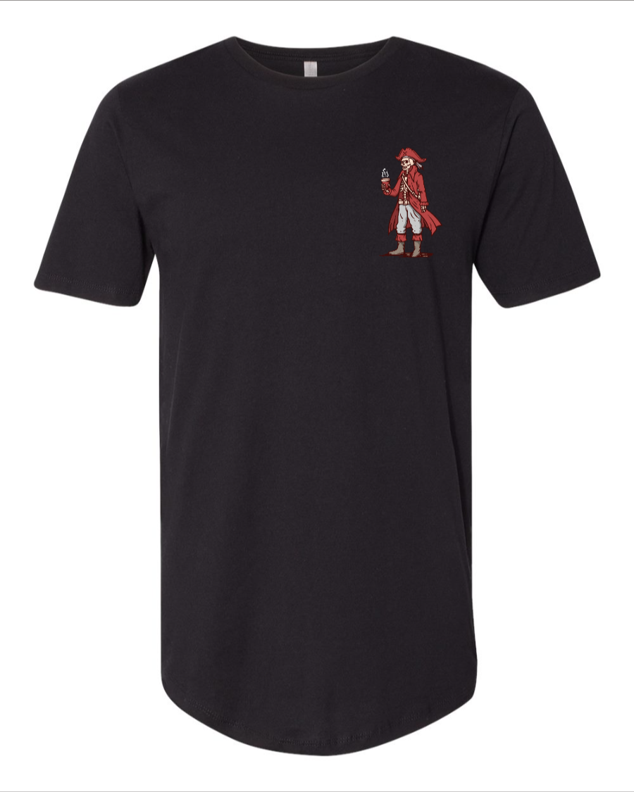 A Pirates Coffee Life for Me - Long Body T-Shirt