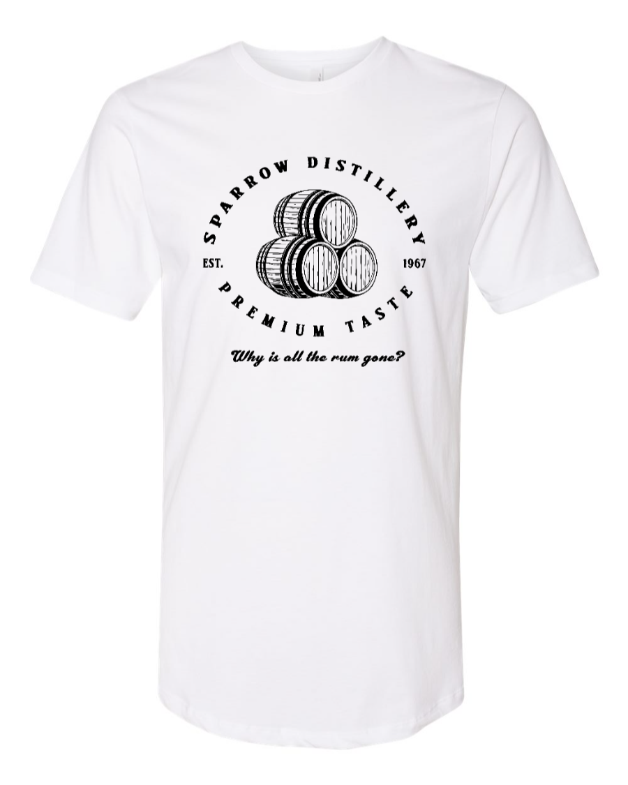 Sparrow Distillery - Long Body T-Shirt