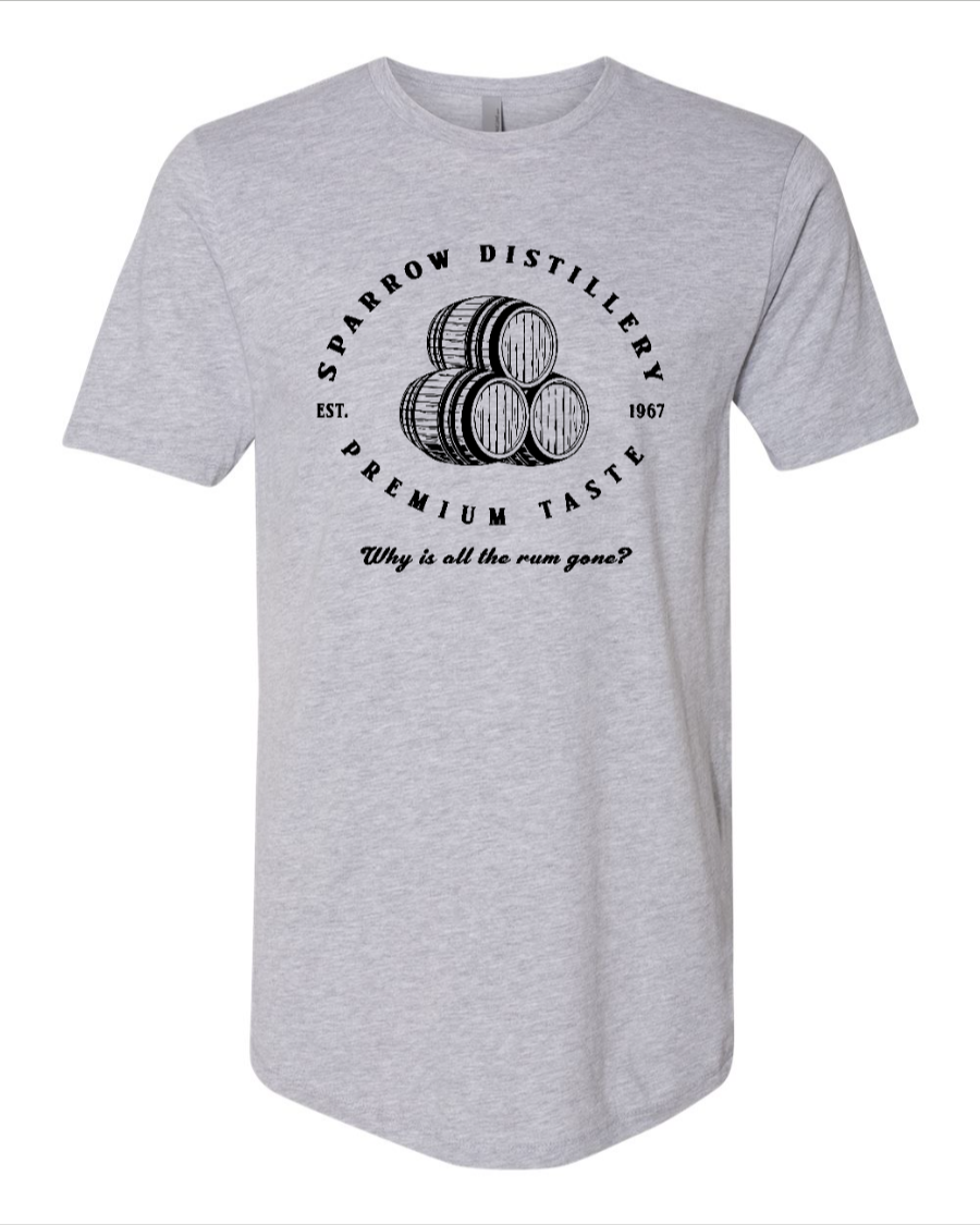 Sparrow Distillery - Long Body T-Shirt