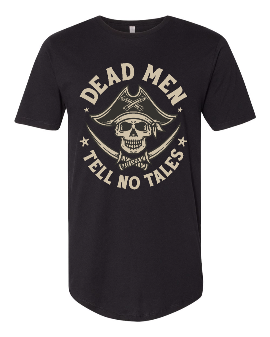 Dead Men Tell No Tales - Long Body T-Shirt