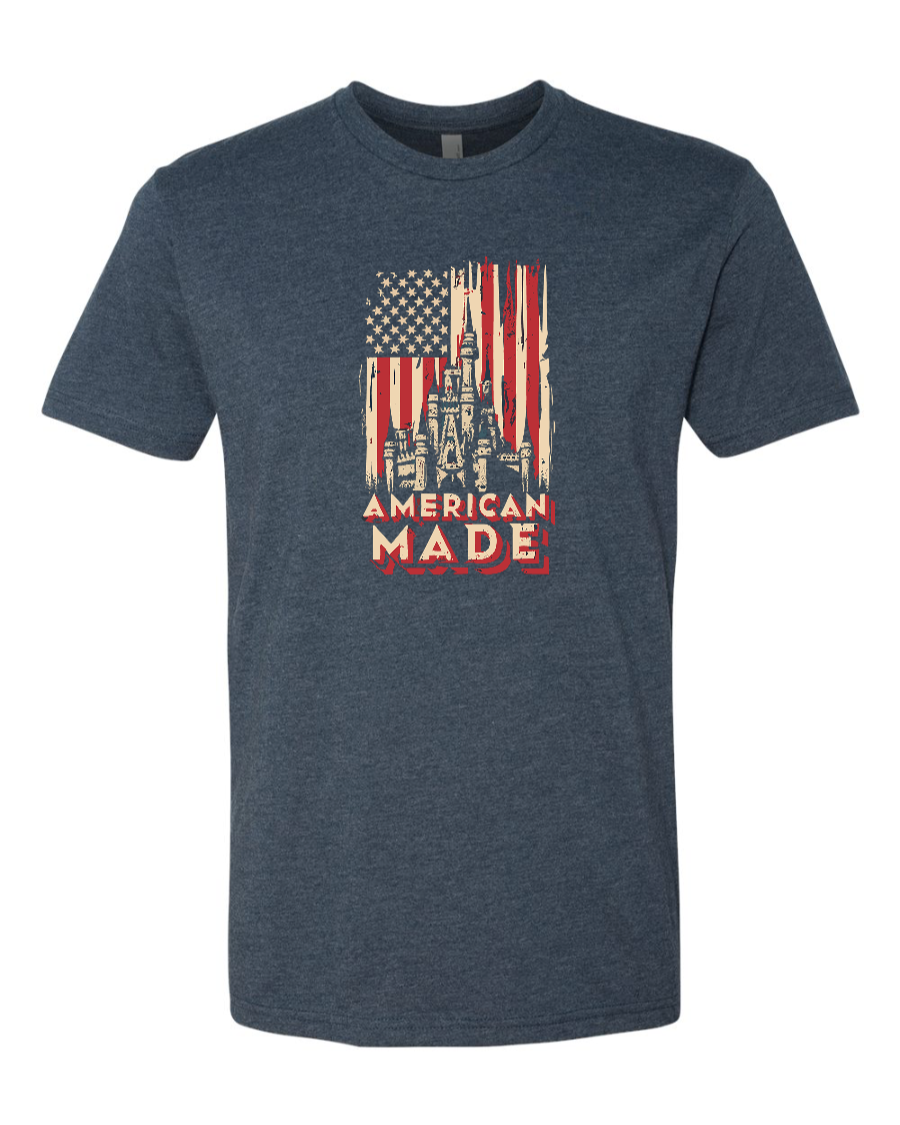 American Made Castle Next Level T-Shirt
