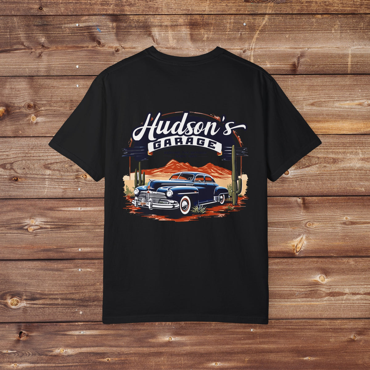 Hudson's Garage Car's Comfort Colors T-Shirt