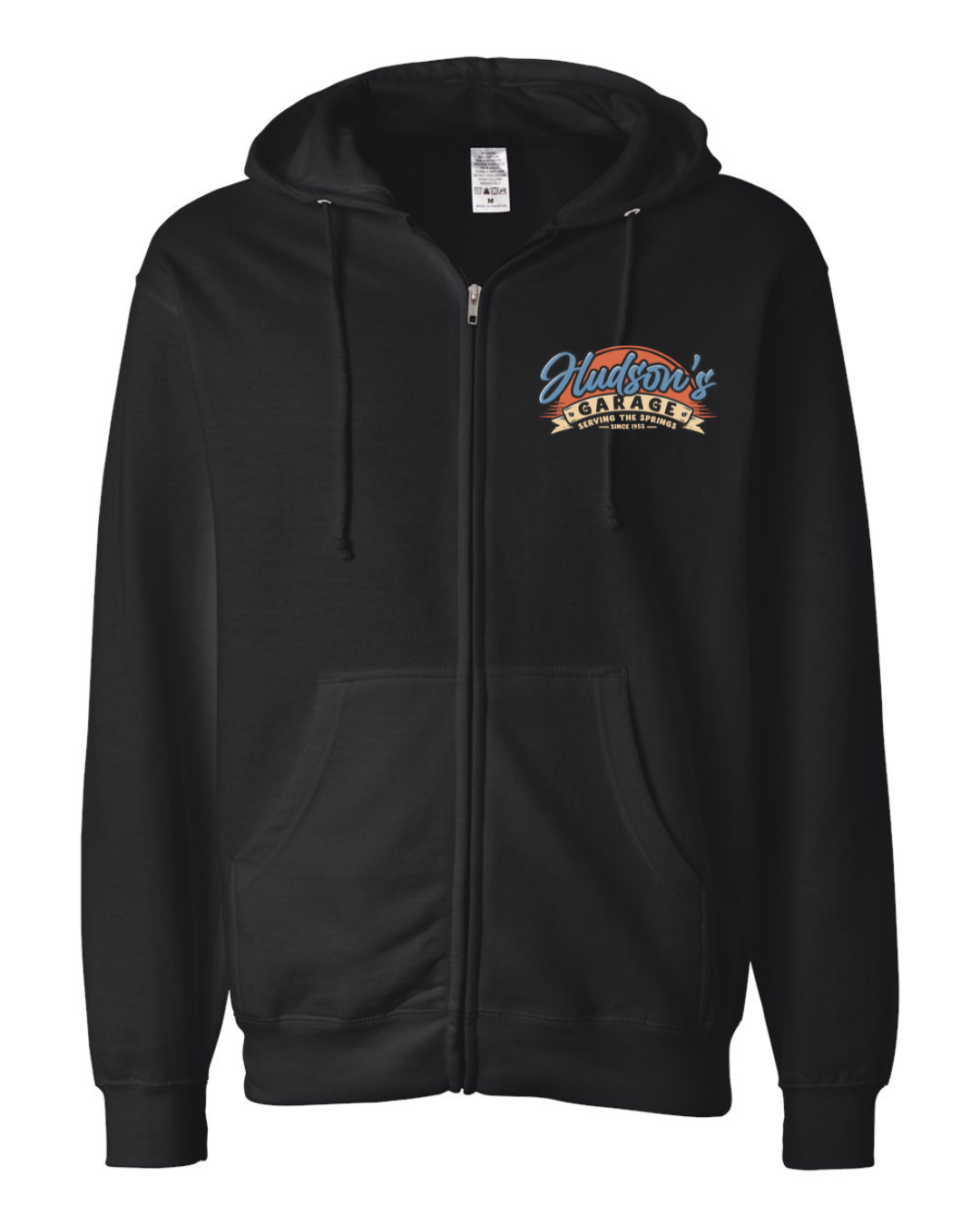 Hudson's Garage Mid-weight Full-Zip Hoodie