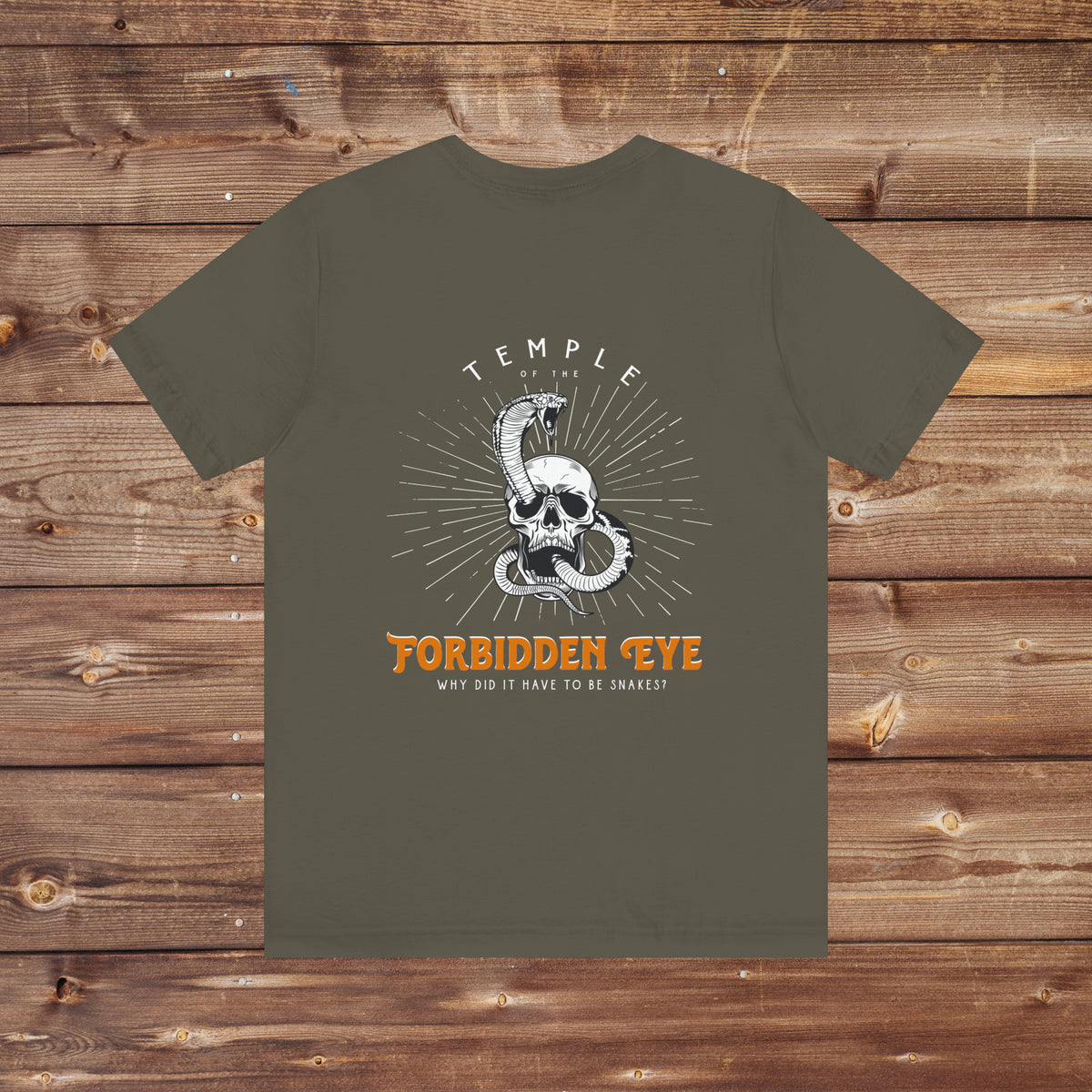 Temple of the Forbidden Eye Indiana Jones Bella Canvas T-Shirt