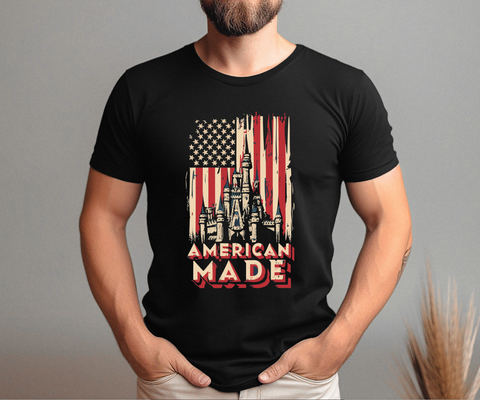 American Made Castle Bella Canvas T-Shirt