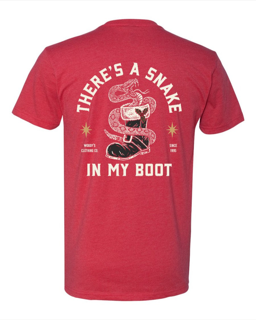 Christmas Snake in My Boot - Next Level Tee