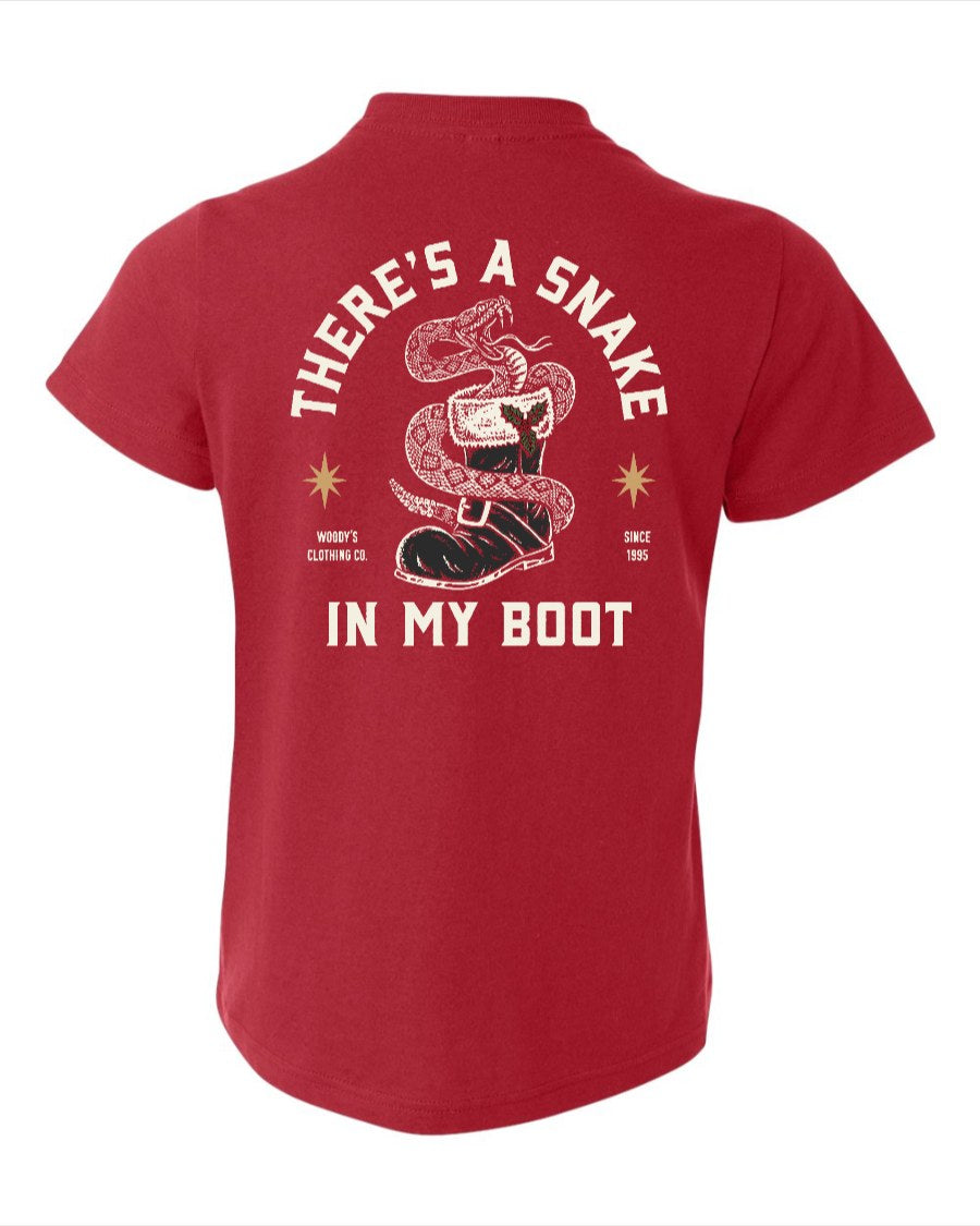 Christmas Snake in My Boot - Youth Tee