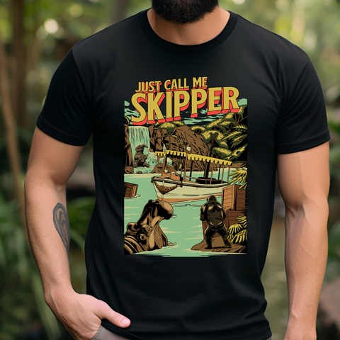 Call Me Skipper Jungle Cruise Bella Canvas T-Shirt