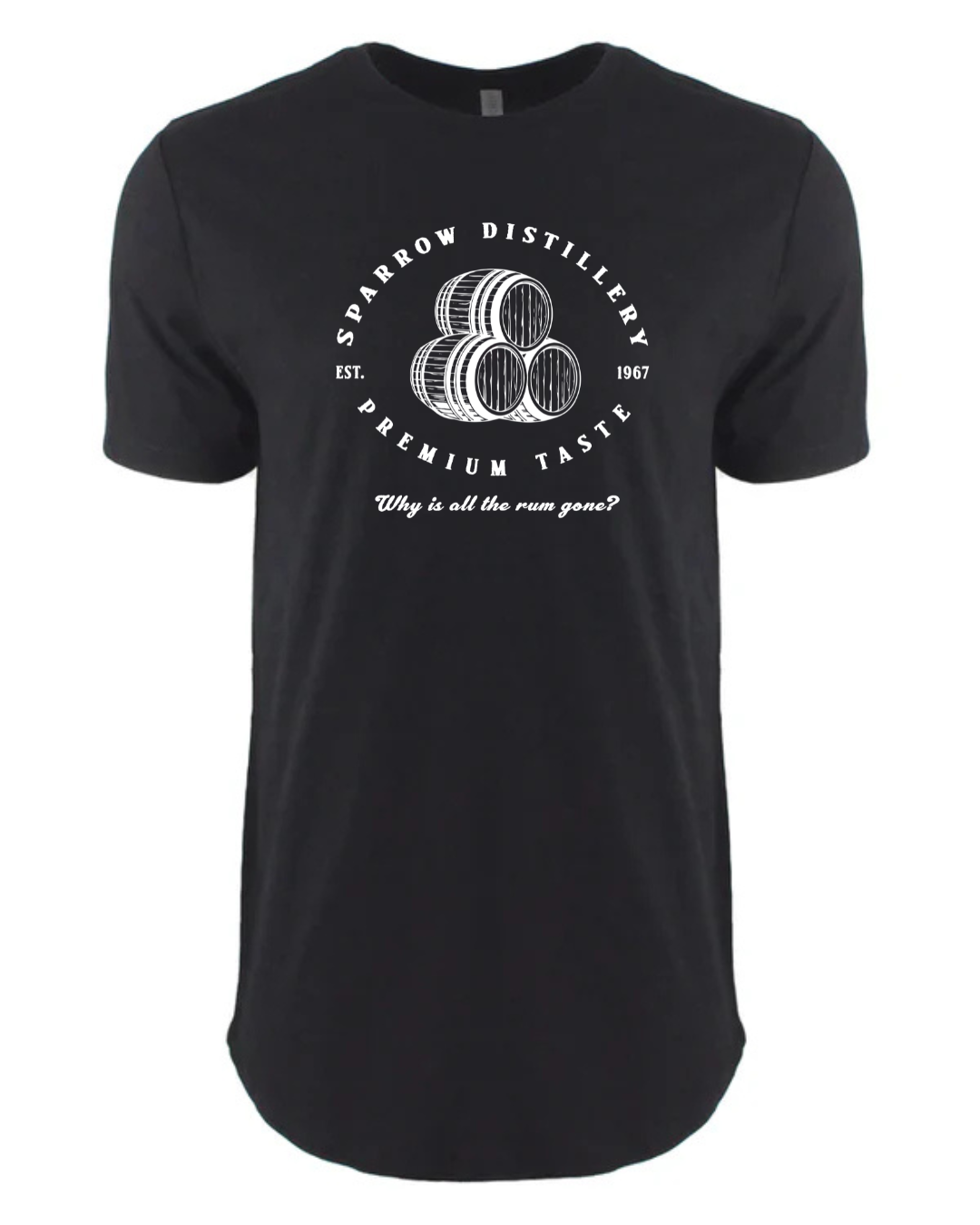 Sparrow Distillery - Long Body T-Shirt