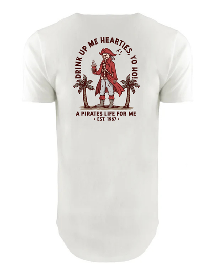 A Pirates Coffee Life for Me - Long Body T-Shirt