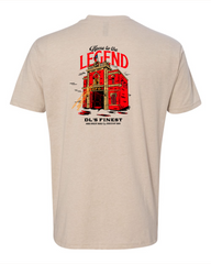 Home to the Legend - Firestation - Next Level T-Shirt