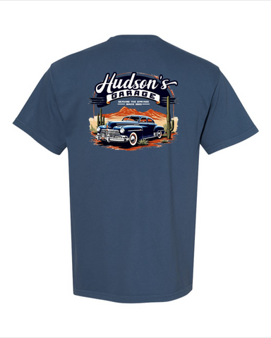 Hudson's Garage T-Shirt - 100% Cotton