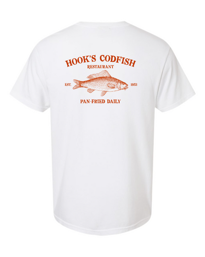 Hook's Codfish Restaurant T-Shirt - 100% Cotton