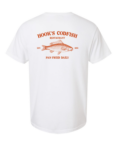 Hook's Codfish Restaurant T-Shirt - 100% Cotton