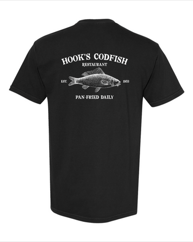 Hook's Codfish Restaurant T-Shirt - 100% Cotton