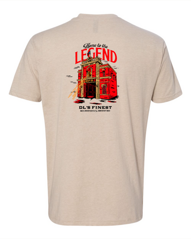 Home to the Legend - Firestation - Next Level T-Shirt