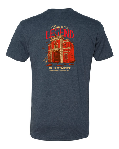 Home to the Legend - Firestation - Next Level T-Shirt