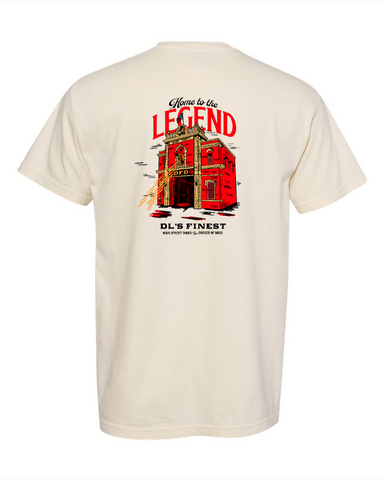 Home to the Legend - Firestation - 100% Cotton T-Shirt