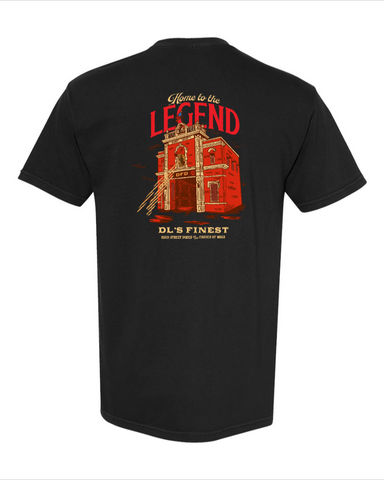 Home to the Legend - Firestation - 100% Cotton T-Shirt