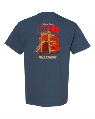 Home to the Legend - Firestation - 100% Cotton T-Shirt