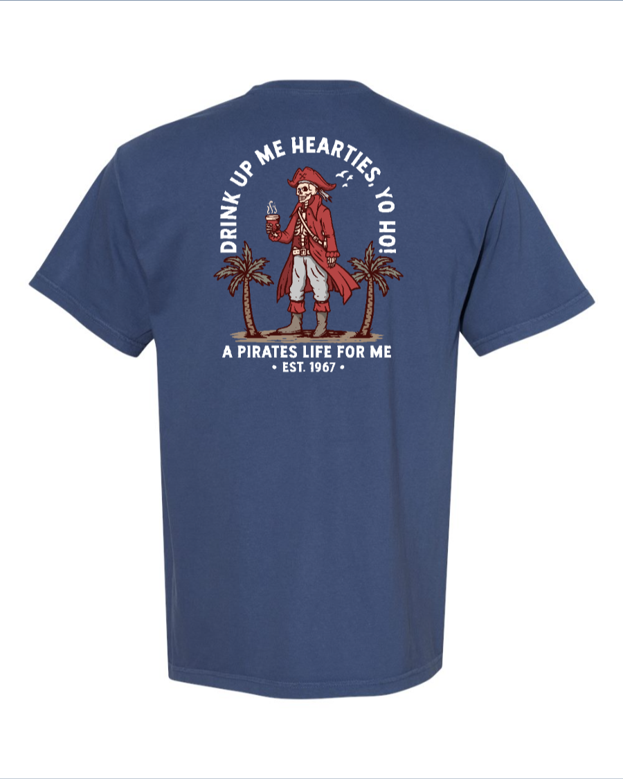 A Pirates Coffee Life T-Shirt - 100% Cotton