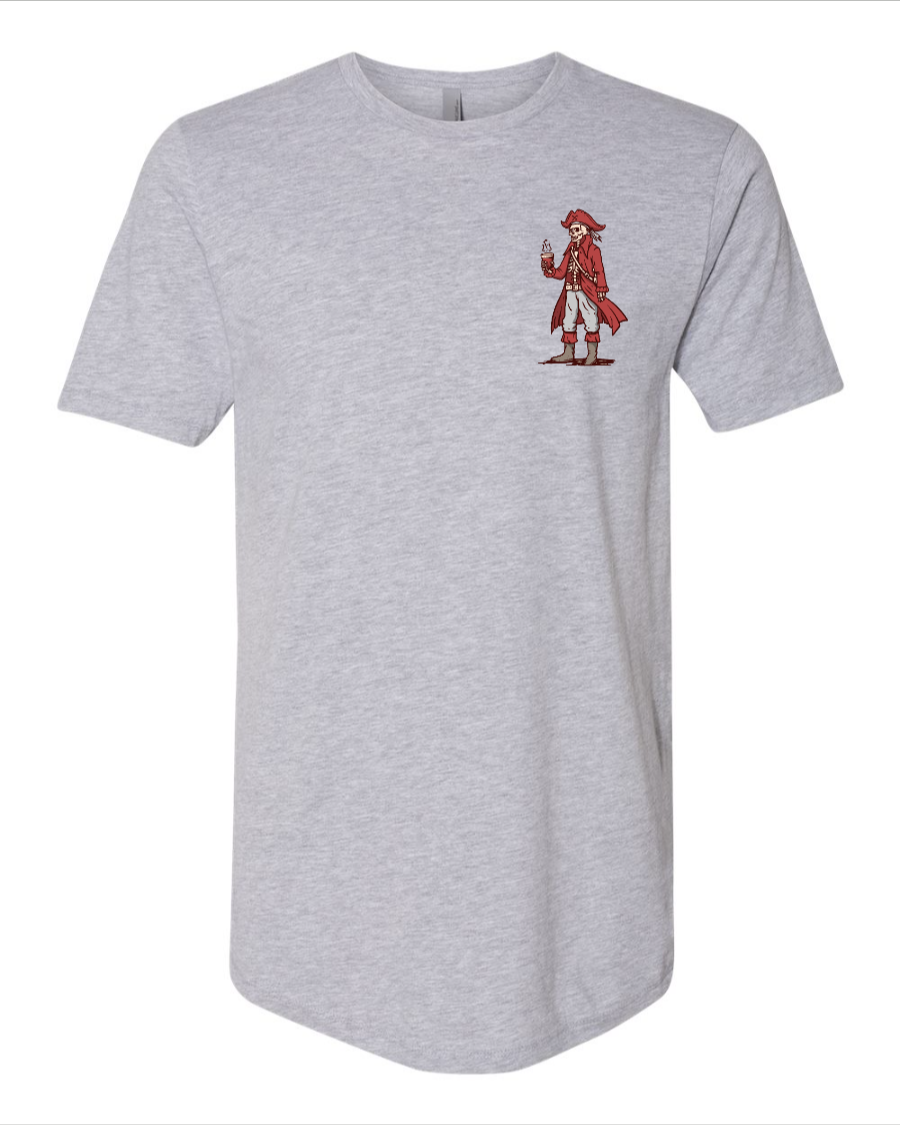 A Pirates Coffee Life for Me - Long Body T-Shirt