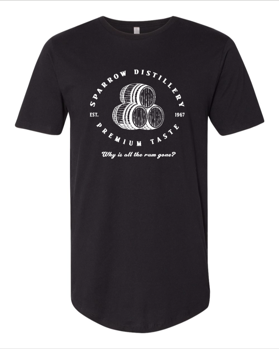 Sparrow Distillery - Long Body T-Shirt