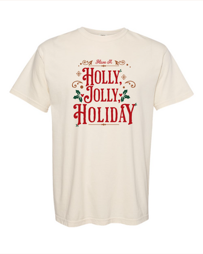 Holly, Jolly Holiday - 100% Cotton