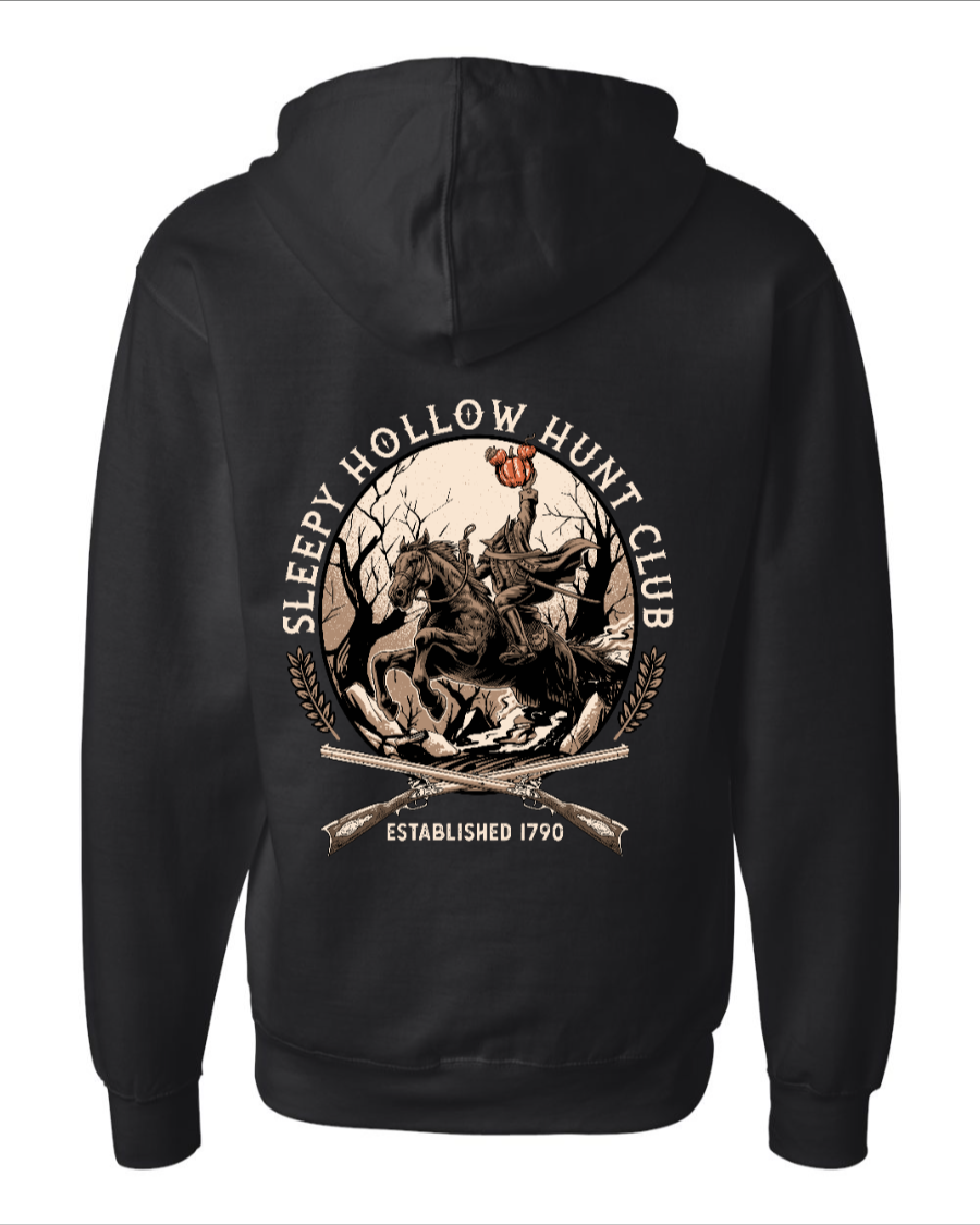 Sleepy Hollow Hunt Club Unisex Midweight Full-Zip Hooded Sweatshirt