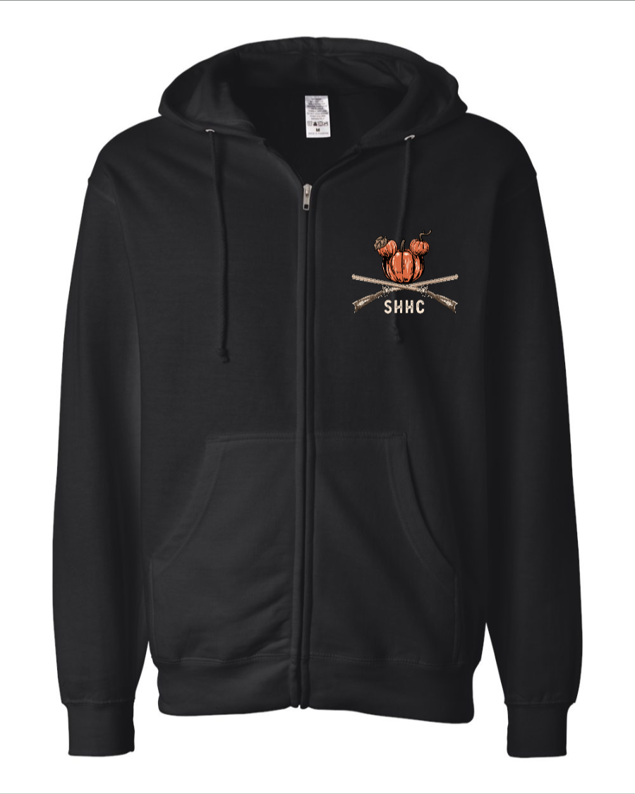 Sleepy Hollow Hunt Club Unisex Midweight Full-Zip Hooded Sweatshirt