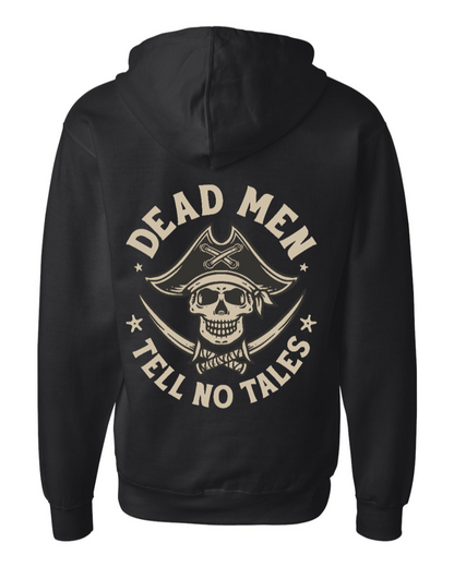 Dead Men Tell No Tales Mid-weight Full-Zip Hoodie