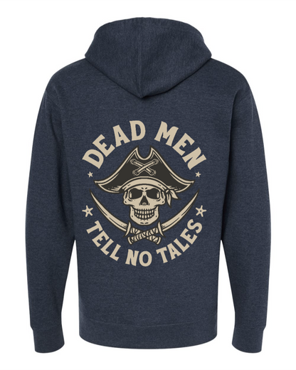 Dead Men Tell No Tales Mid-weight Full-Zip Hoodie