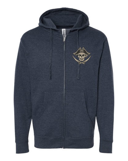 Dead Men Tell No Tales Mid-weight Full-Zip Hoodie