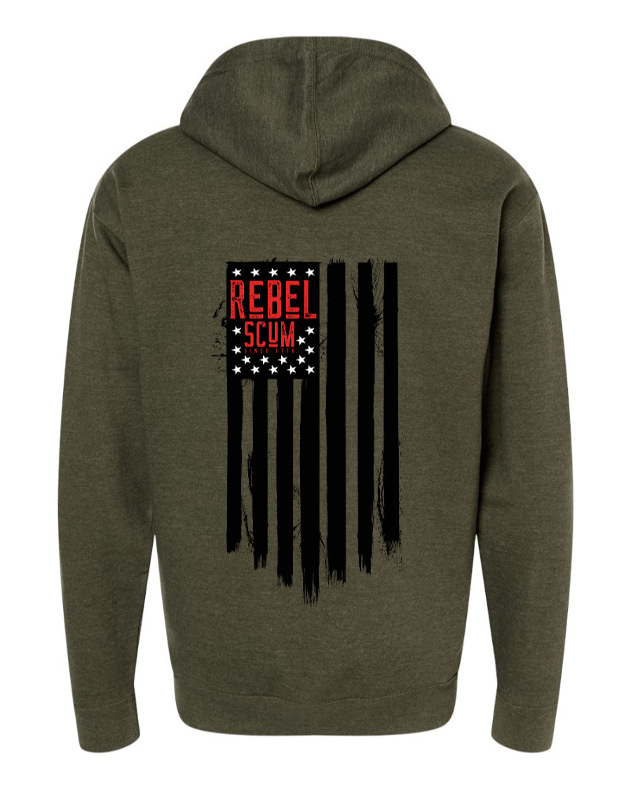 Rebel Scum Mid-weight Full-Zip Hoodie