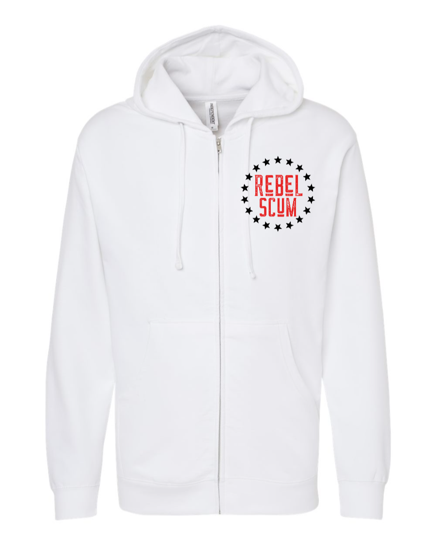 Rebel Scum Mid-weight Full-Zip Hoodie