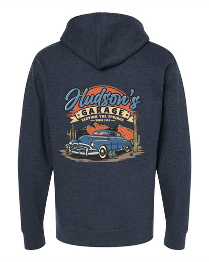 Hudson's Garage Mid-weight Full-Zip Hoodie