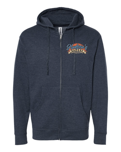 Hudson's Garage Mid-weight Full-Zip Hoodie