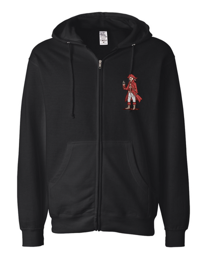 A Pirates Coffee Life Mid-weight Full-Zip Hoodie