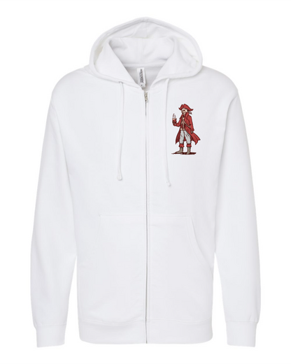 A Pirates Coffee Life Mid-weight Full-Zip Hoodie