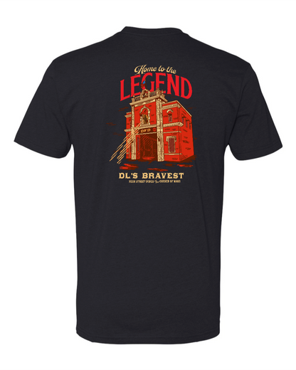 Home to the Legend - Firestation - Next Level Shirt