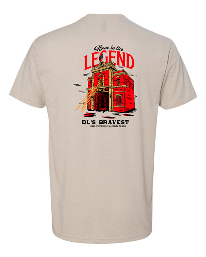 Home to the Legend - Firestation - Next Level Shirt