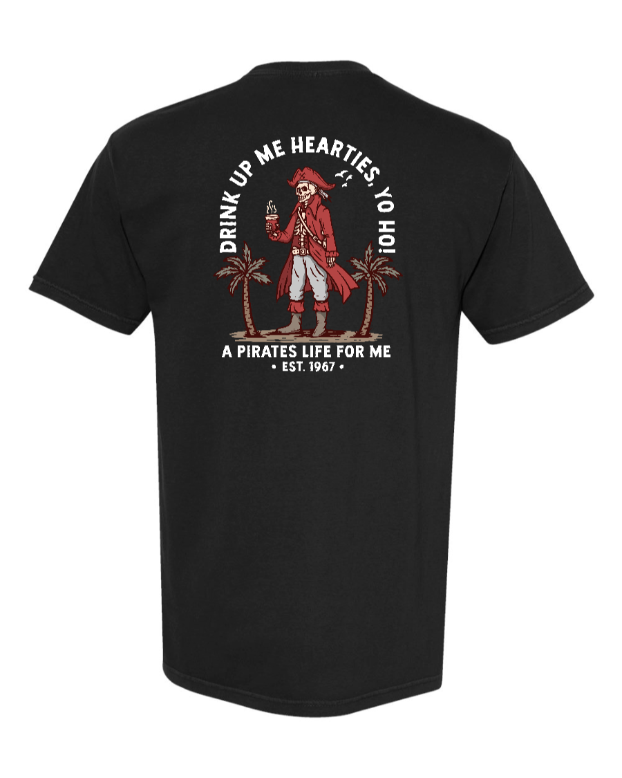 A Pirates Coffee Life T-Shirt - 100% Cotton