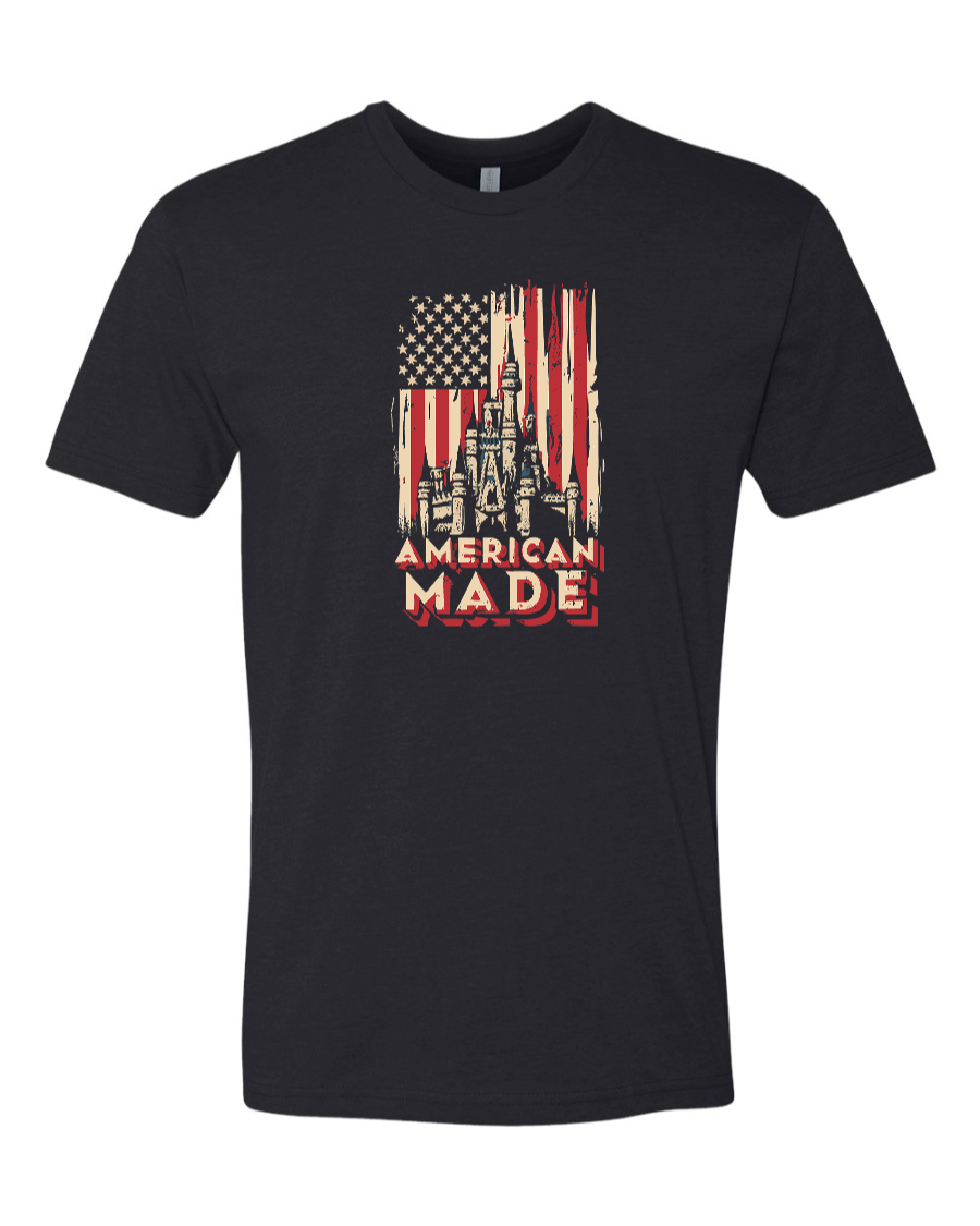 American Made Castle Next Level T-Shirt